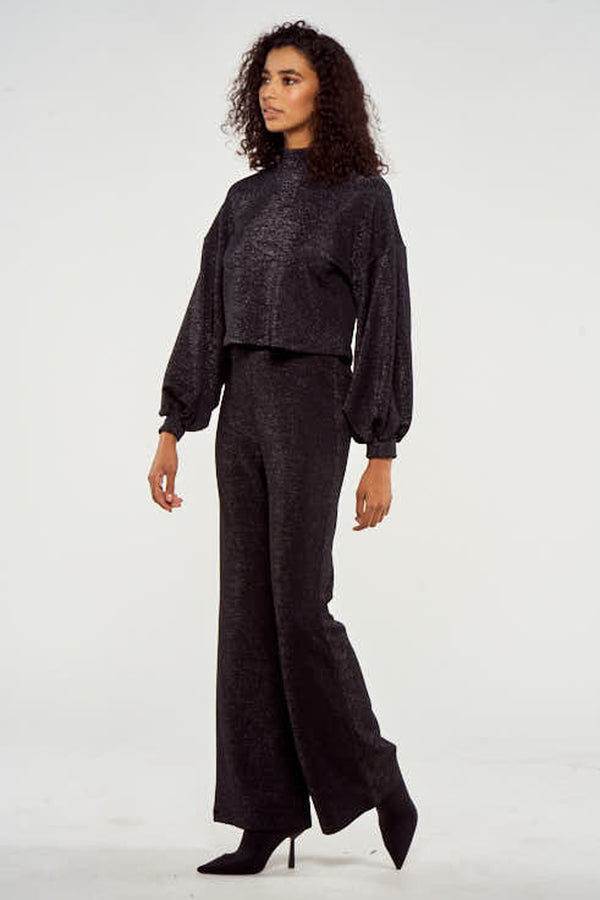 Pull col O Noir - NOOR BY NORA GHARIB