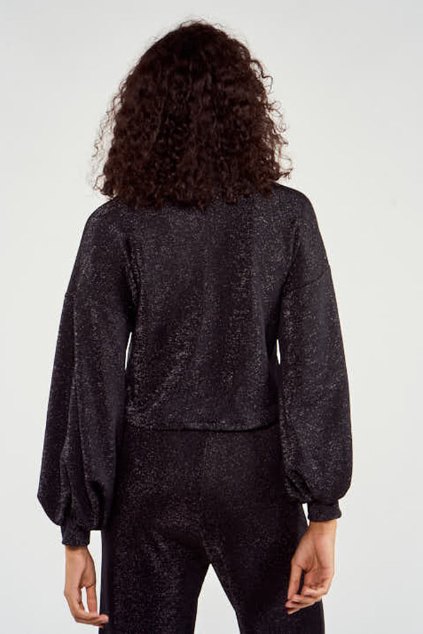 Pull col O Noir - NOOR BY NORA GHARIB
