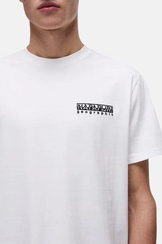 T-shirt met korte mouwen - wit - NAPAPIJRI
