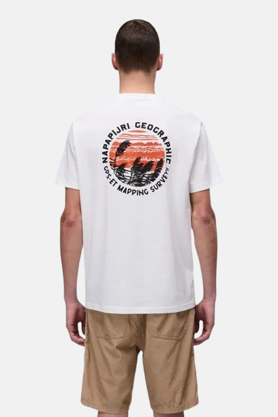 T-shirt met korte mouwen - wit - NAPAPIJRI