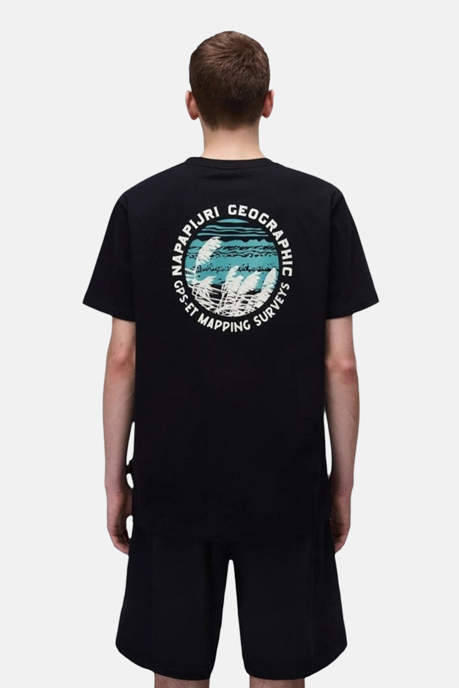 T-shirt met korte mouwen - zwart - NAPAPIJRI