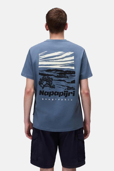 T-shirt met korte mouwen - Blauw