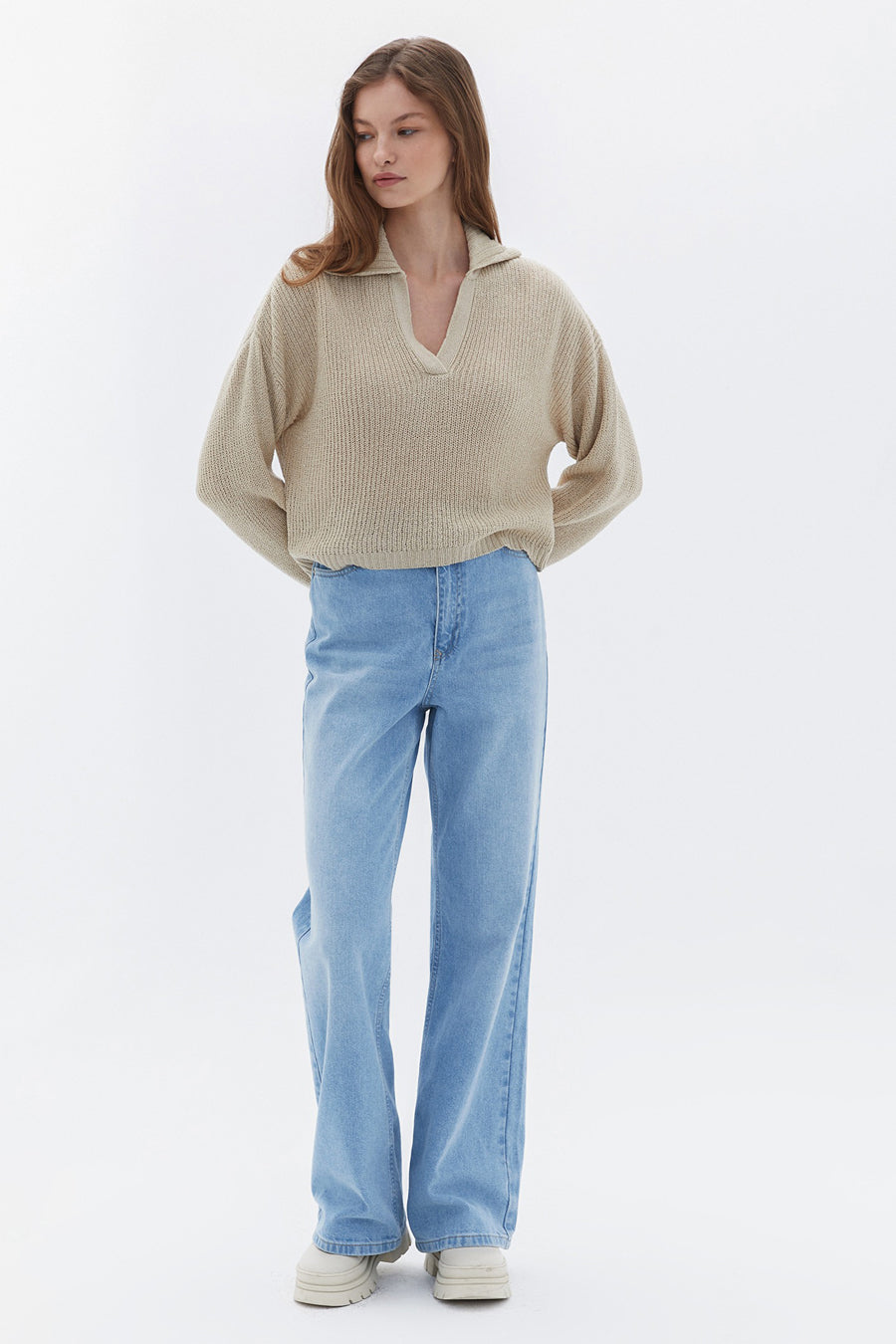 Pull - beige
