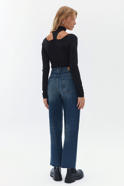 Jeans wide Mid blue denim - OXXO