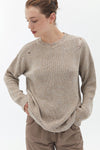 Trui met ronde hals Beige - OXXO