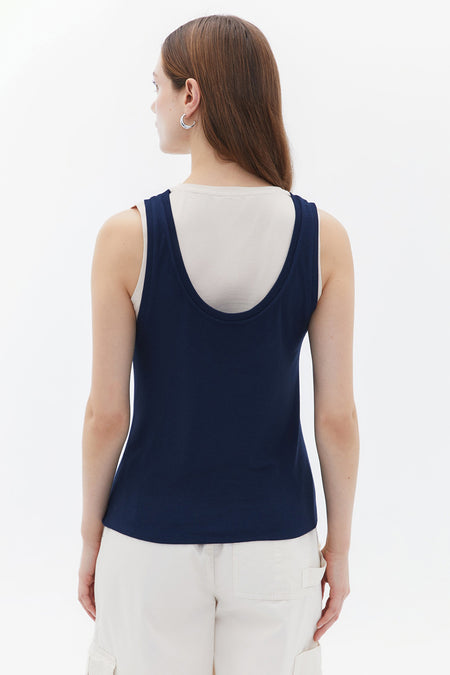 Tanktop - blauw