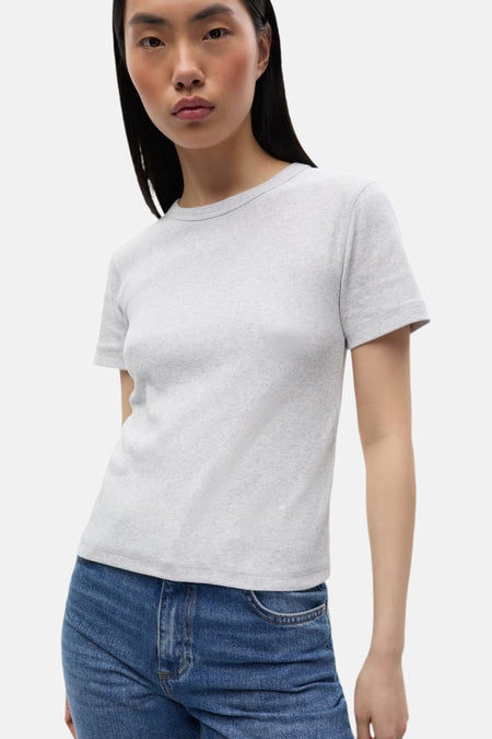 T-shirt met korte mouwen - grijs