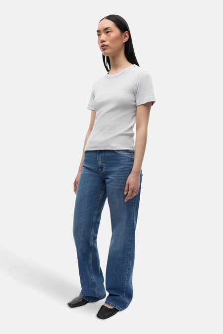 T-shirt met korte mouwen - grijs