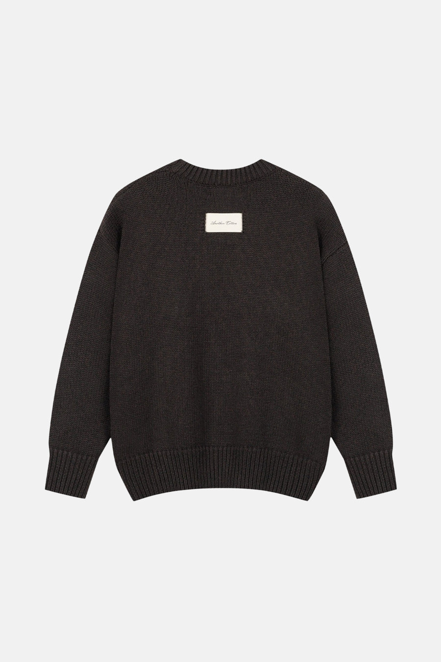 Pull met ronde hals - bruin - ANOTHER COTTON LAB