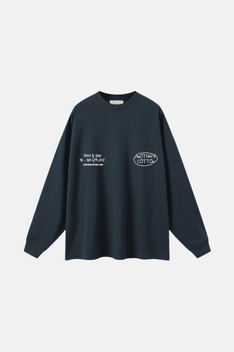T-shirt à manches longues - bleu - ANOTHER COTTON LAB