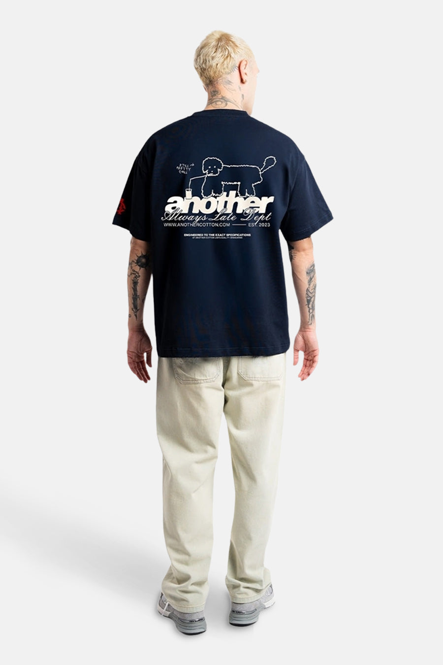 T-shirt met korte mouwen - blauw - ANOTHER COTTON LAB