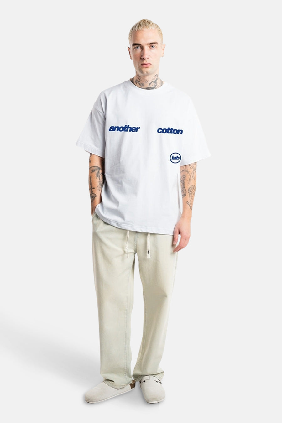 T-shirt met korte mouwen - wit - ANOTHER COTTON LAB