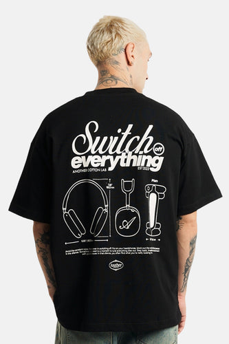 T-shirt met korte mouwen - zwart