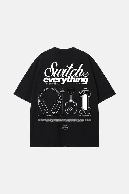 T-shirt met korte mouwen - zwart