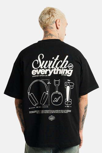 T-shirt à manches courtes - noir - ANOTHER COTTON LAB