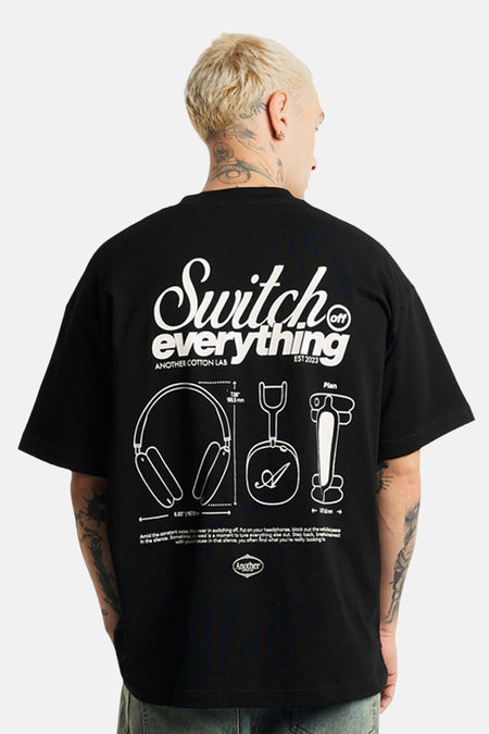 T-shirt met korte mouwen - zwart