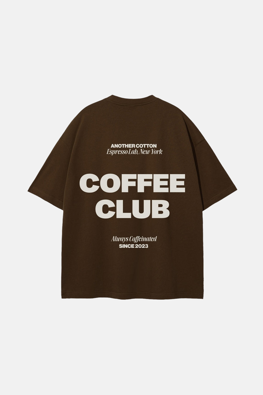 T-shirt met korte mouwen - bruin - ANOTHER COTTON LAB