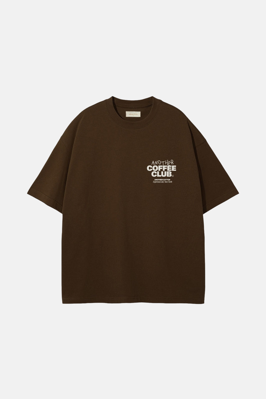 T-shirt met korte mouwen - bruin - ANOTHER COTTON LAB