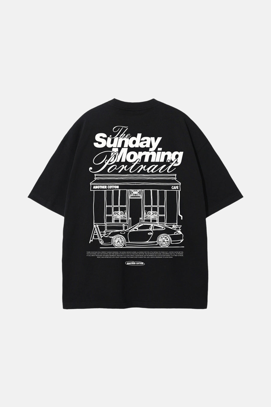 T-shirt met korte mouwen - zwart - ANOTHER COTTON LAB