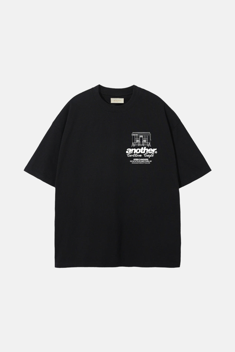 T-shirt met korte mouwen - zwart - ANOTHER COTTON LAB