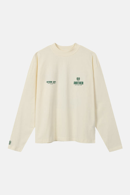 T-shirt met lange mouwen - ecru