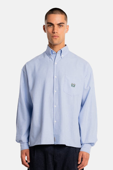 Chemise à manches longues - bleu