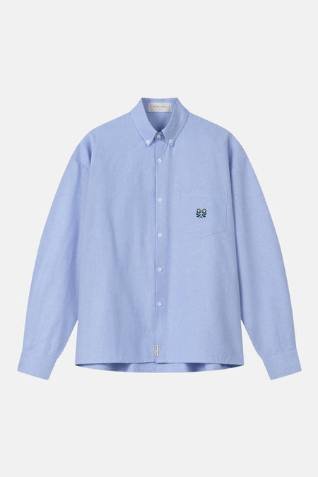 Chemise à manches longues - bleu