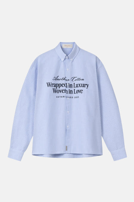 Hemd met lange mouwen - blauw