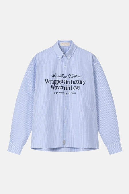 Chemise à manches longues - bleu