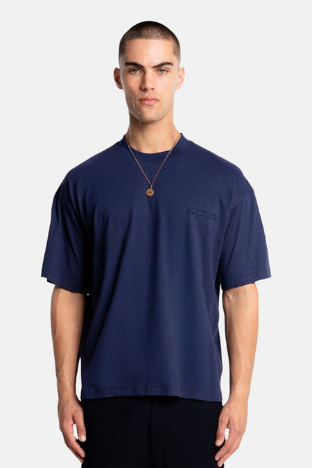 T-shirt met korte mouwen - blauw