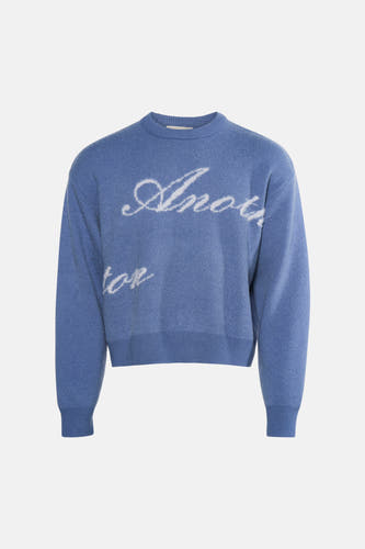 Pull O-hals - blauw