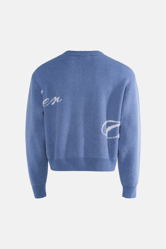 Pull O-hals - blauw