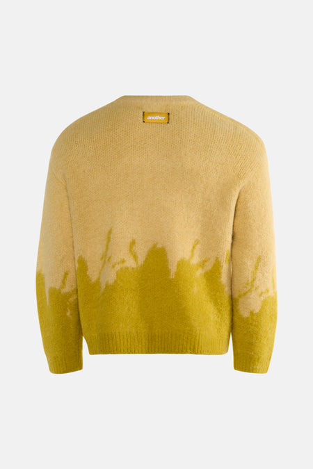 Pull col O - jaune