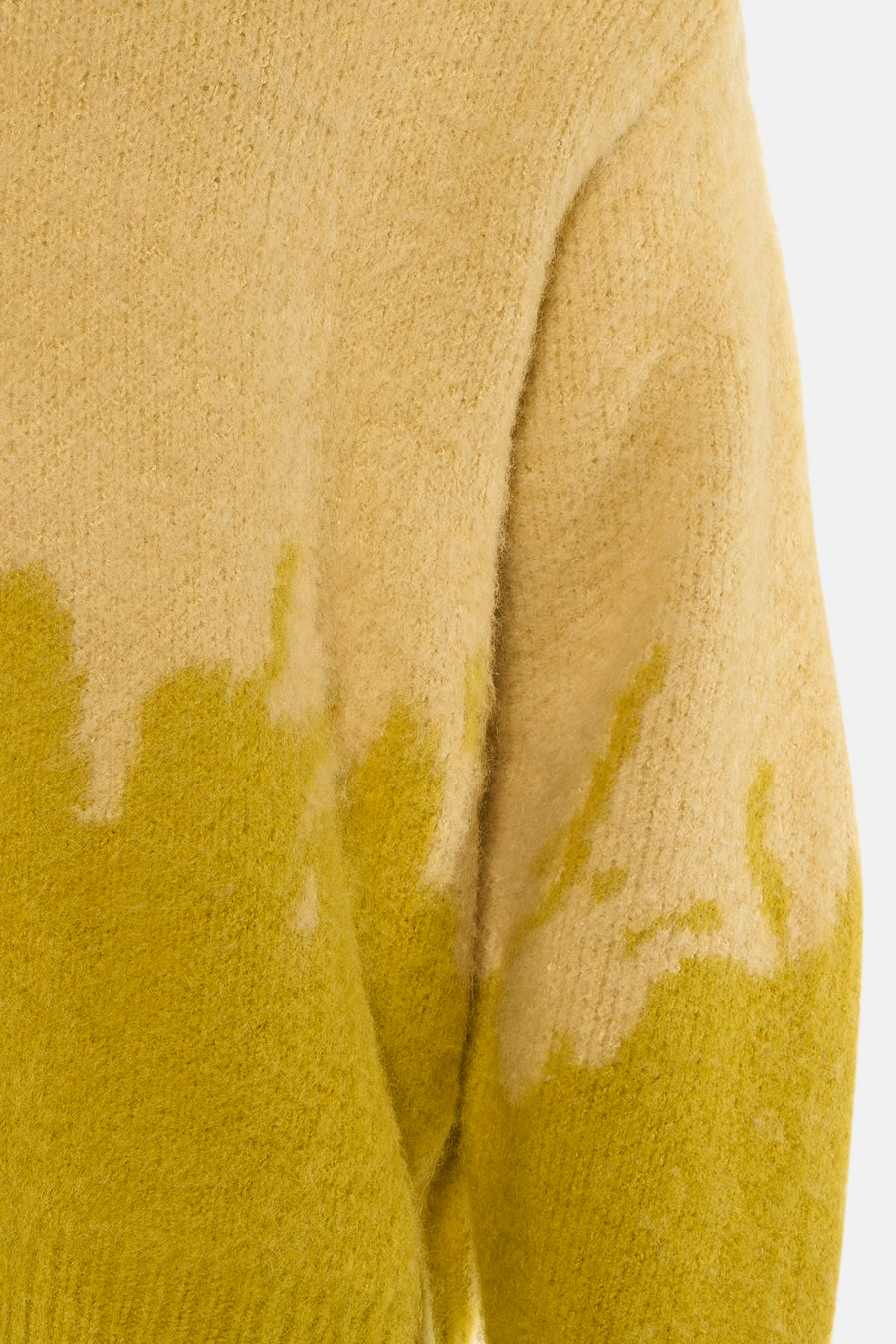 Pull col O - jaune