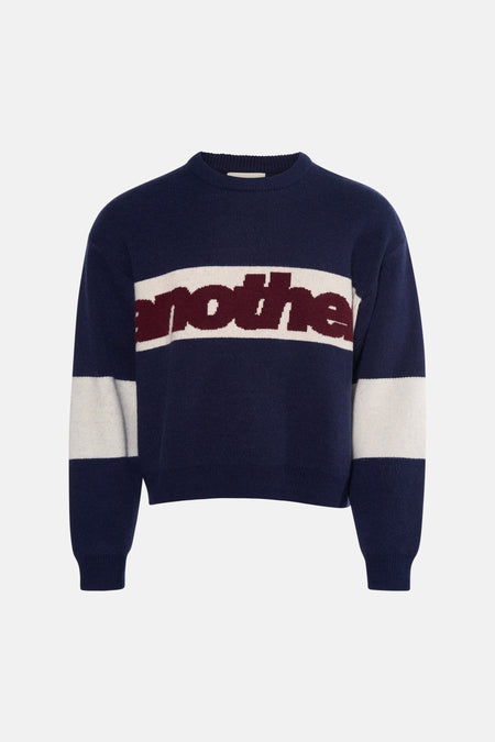Pull col O - bleu