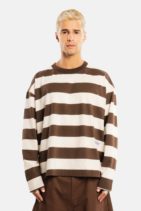 T-shirt met lange mouwen - bruin