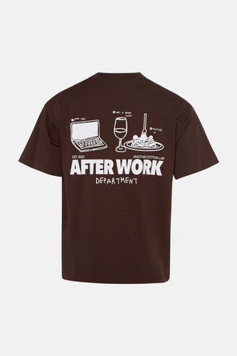 T-shirt met korte mouwen - bruin