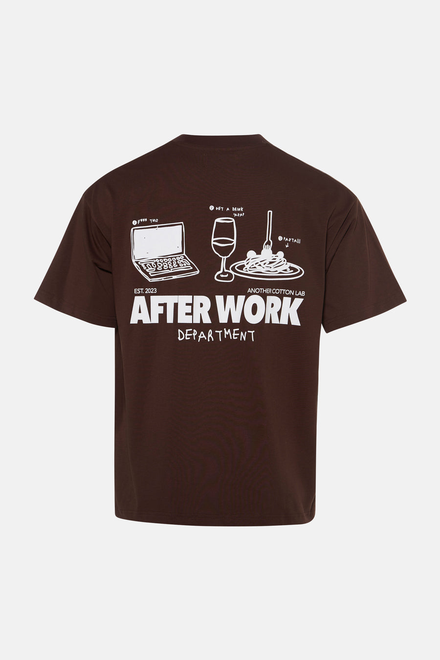 T-shirt met korte mouwen - bruin