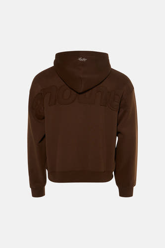 Sweat à capuche - brun