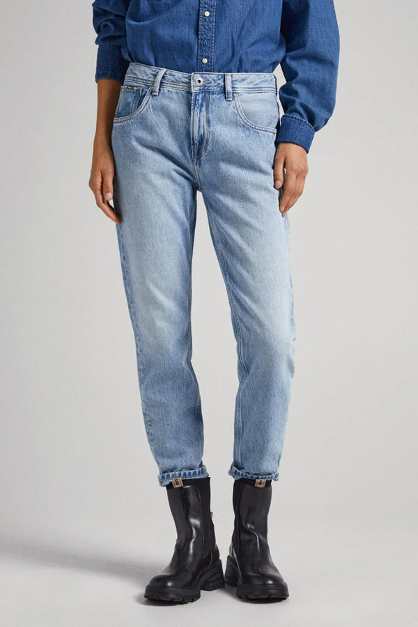 Mom Jeans Light blue denim - Pepe Jeans