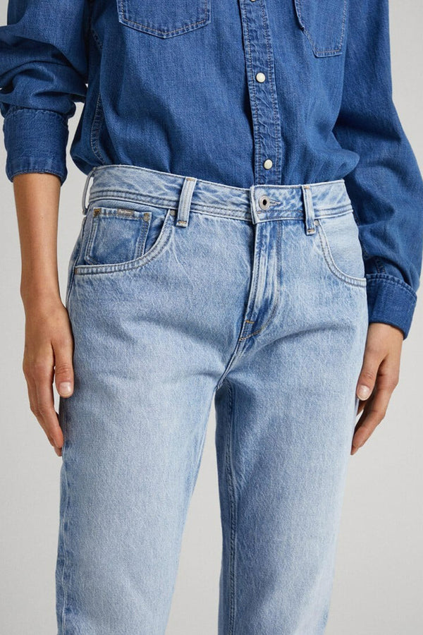 Mom Jeans Light blue denim - Pepe Jeans