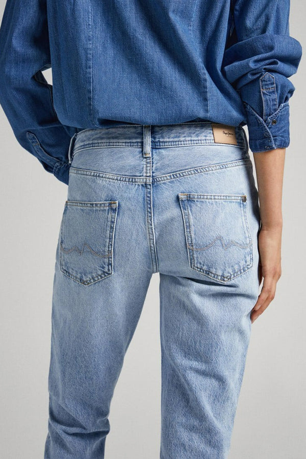 Mom Jeans Light blue denim - Pepe Jeans