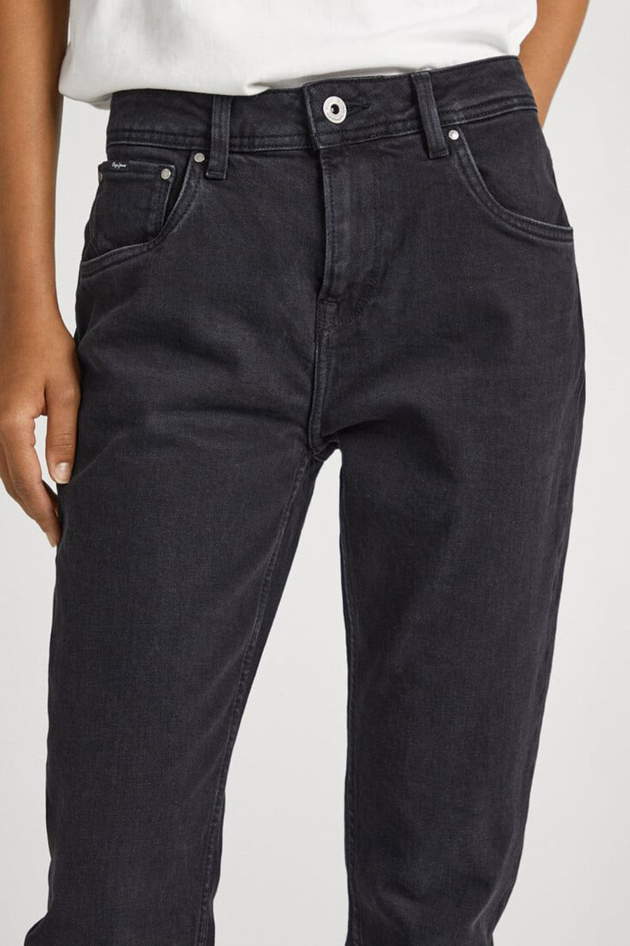 Mom jeans - black denim - Pepe Jeans