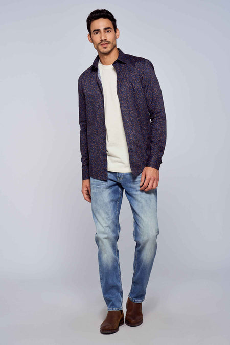 Straight jeans - light blue denim