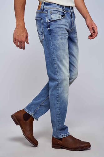 Straight jeans - light blue denim