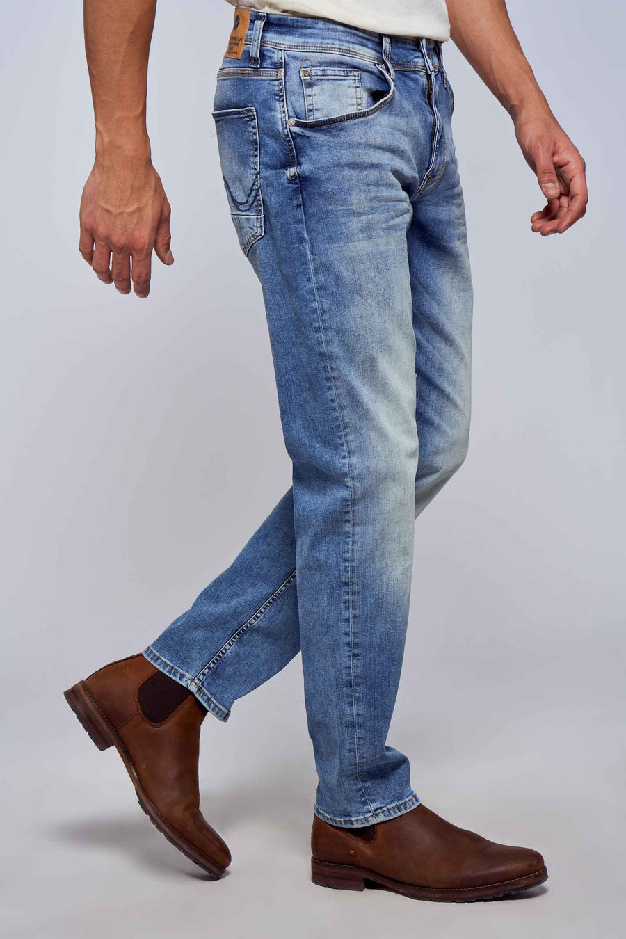 Straight jeans - light blue denim