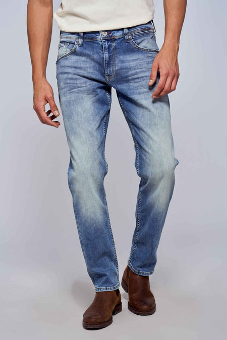 Straight jeans - light blue denim