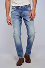 Straight jeans - light blue denim