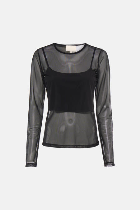 T-shirt à manches longues - noir