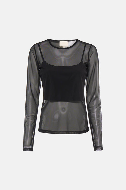 T-shirt à manches longues - noir